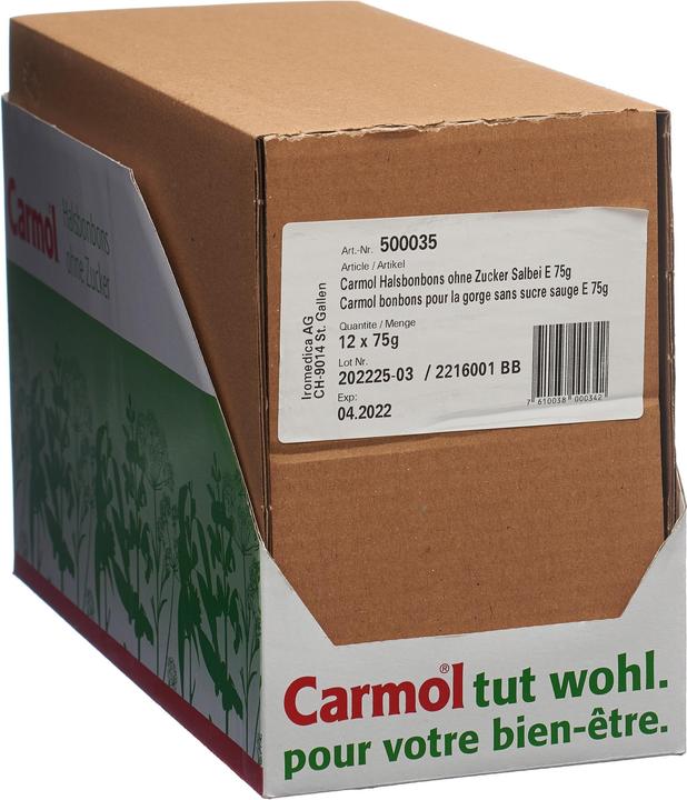 Image du produit Carmol Bonbons pour le cou sans plateau de sucre