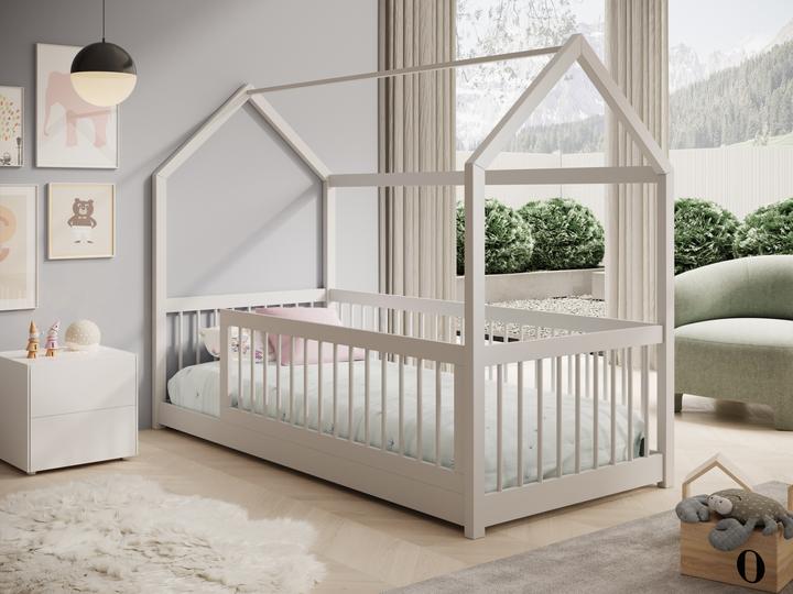 Actual product image ADRK Furniture Graja house bed with mattress (200cm x 90cm)