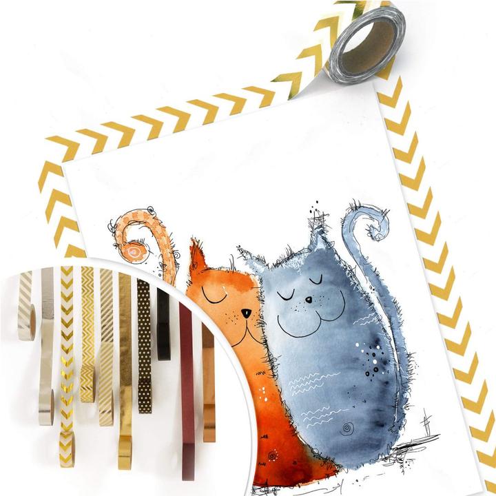 Produktbild Trenddeko Hagenmeyer - Verliebte Katzen (40 x 50 cm)