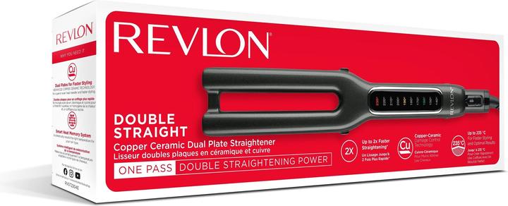 Actual product image Revlon Hair Straightener Double Straight RVST2204E (Straightening iron)