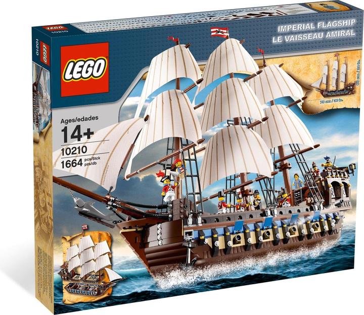 Produktbild LEGO Advanced Models End-Of-Live Set Segelschiff - 10210 NEU! Teile 1664x (10210)