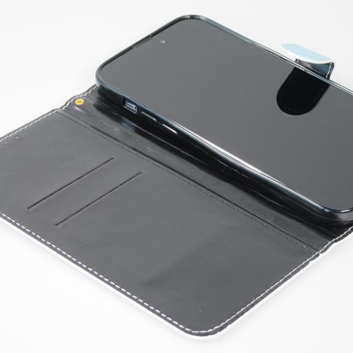 Immagine prodotto PhoneLook Fourre Flip lisse brillant & réfléchissant avec dragonne Deep Ocean (Apple iPhone 14 Pro Max)