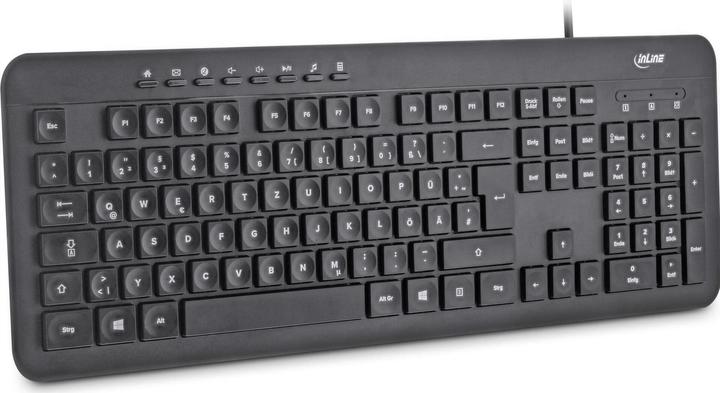 Image du produit InLine Clavier design (DE, Filaire)