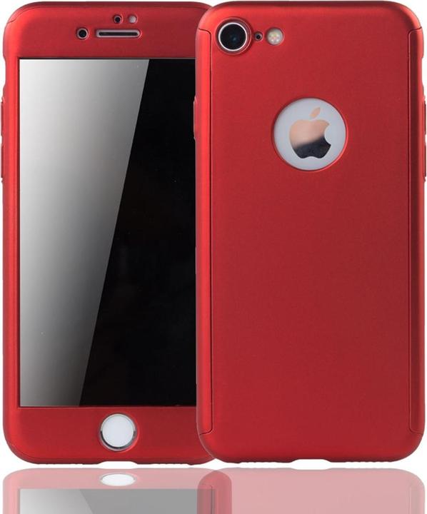 Actual product image König Design Protection Mobile Case for Apple iPhone 6 / 6s Plus 360 Case Cover Screen Protector Red (Apple iPhone 6)