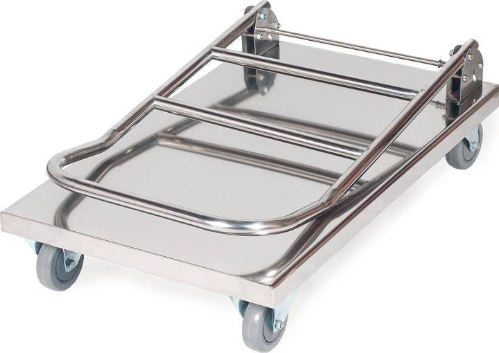 Produktbild Royal Catering Transportwagen Edelstahl Handwagen Plattformwagen Rollwagen Klappwagen 330Kg (330 kg)