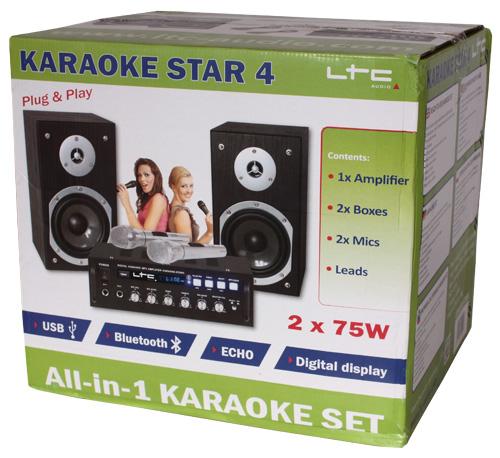 Image du produit LTC Kit karaoké Star4-MKII (1x 75 W)