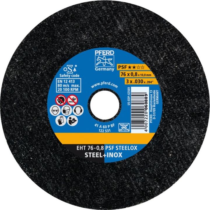 Pferd Snijschijf EHT 08 PSF STEELOX/100