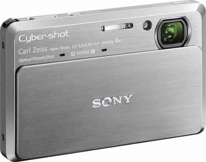 Sony DSC-TX7, 10 MPixel, 4x WW-Zoom, FullHD-Movies, Silber