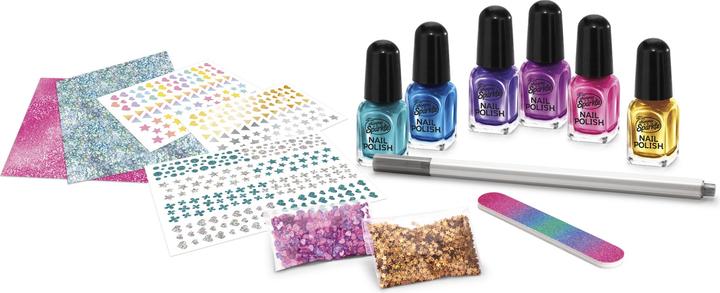 Actual product image Jazwares Shimmer 'n Sparkle Metallic Rainbow Nail Art
