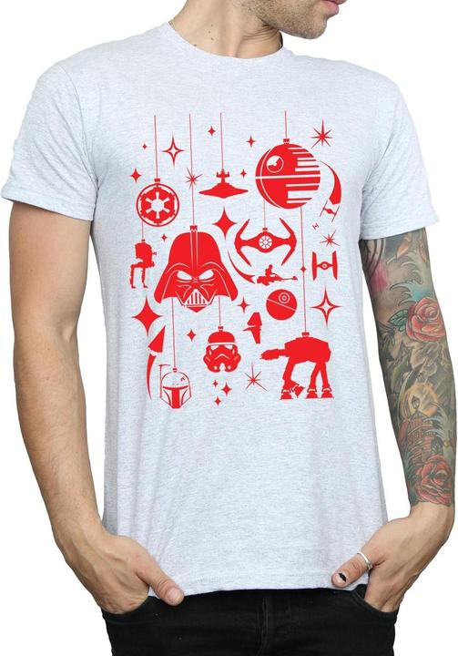 Produktbild Star Wars Christmas Decorations TShirt (XL)