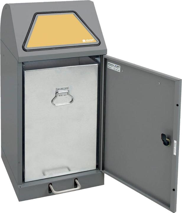 Image du produit kaiserkraft Collecteur de déchets, trappe actionnée au pied (60 l)