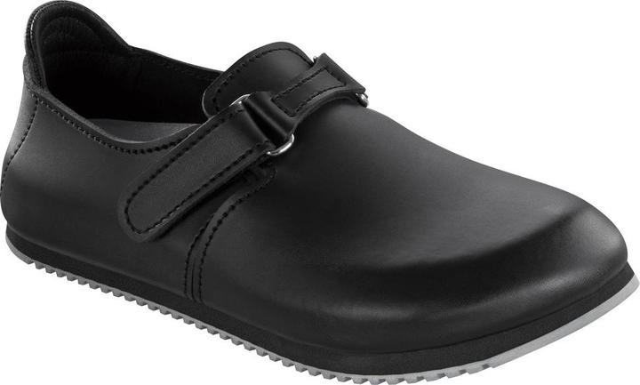 Image du produit Birkenstock Sabot Linz Superlauf, cuir naturel, noir, étroit, taille 41 (41)