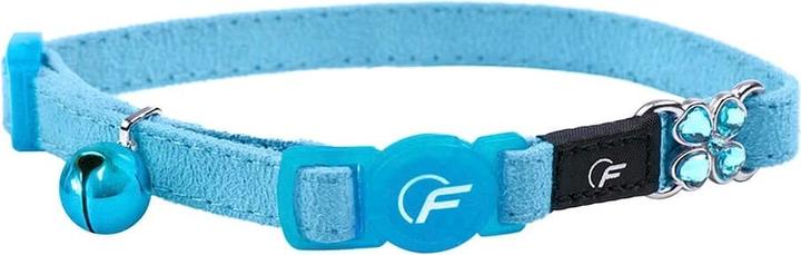 Immagine prodotto Freezack Collare per gatti in pelle scamosciata blu B (23, 24, 25, 27, 28, 29, 30, 31, Gatto)