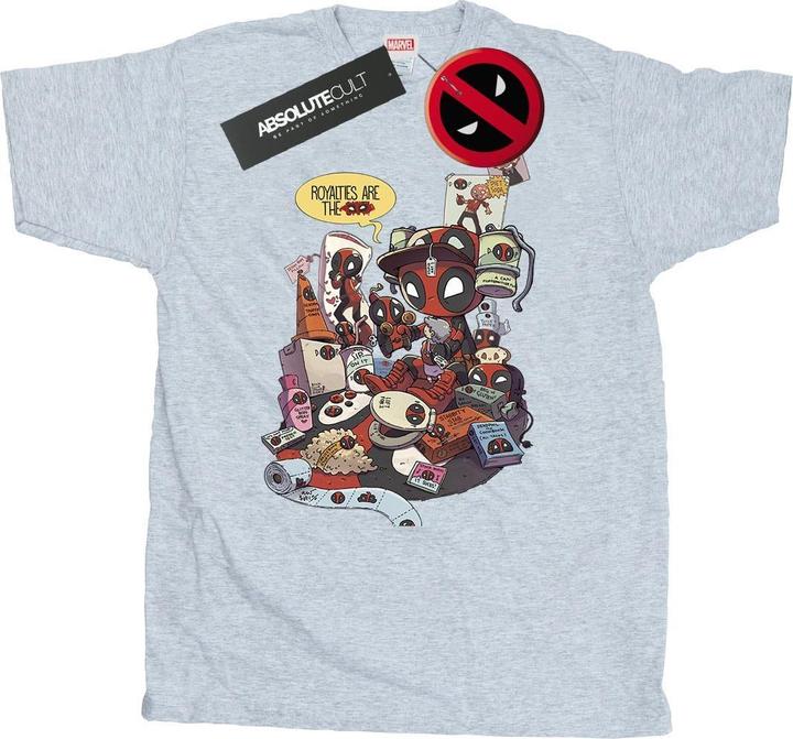 Actual product image Mens Deadpool Merchandise Royalties T-Shirt (M)