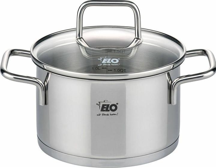 Produktbild ELO Stahlwaren Kochtöpfe (14 cm, Kochtopf, Edelstahl)