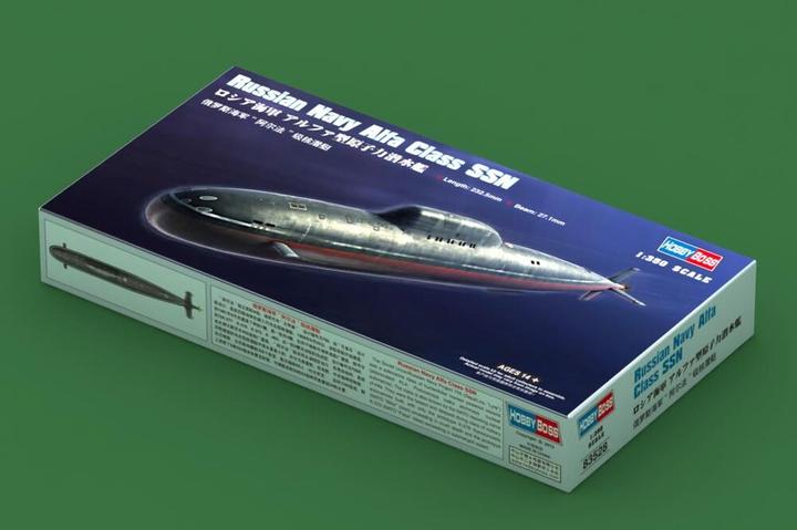 Actual product image Hobby Boss Russian Navy Alfa Class SSN