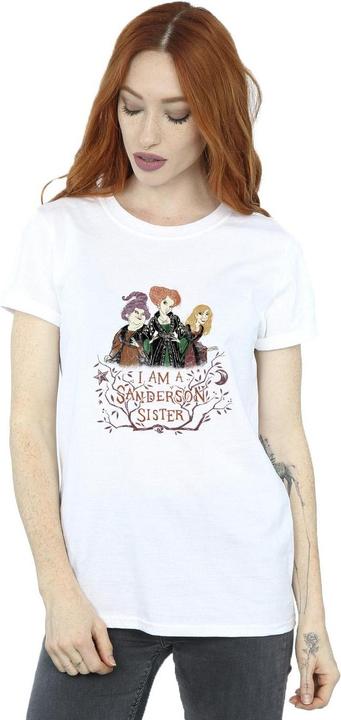 Actual product image Disney Womens/Ladies Hocus Pocus Sanderson Sister Cotton Boyfriend T-Shirt (3XL)