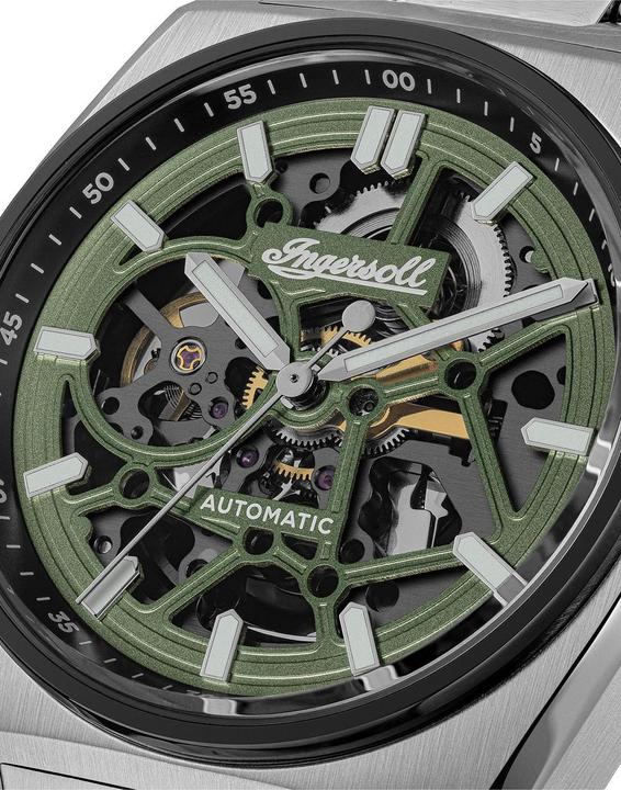 Produktbild Ingersoll 1892 Ingersoll I14304 Herrenuhr Ingersoll Vert Automatik 43mm 5ATM (Skeleton-Uhr, 43 mm)