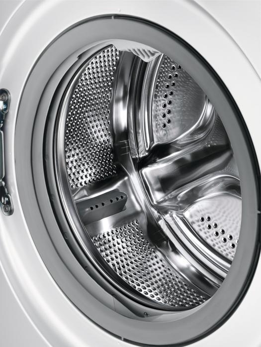 Produktbild Electrolux SensiCare 600 EW6S526B Frontlader-Waschmaschine 6 kg 1151 U/min Silber, Weiss (6 kg, Links)