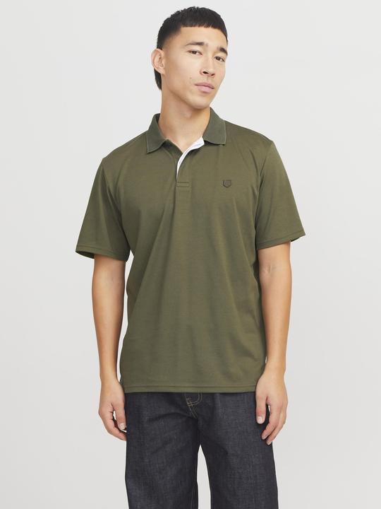 Immagine prodotto Jack & Jones Einfarbig Hemdkragen Poloshirt Poloshirt (XL)