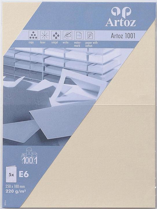 Immagine prodotto Artoz 1001 carte di camoscio (12,5 x 18 cm, 220 g/m², 5 x)