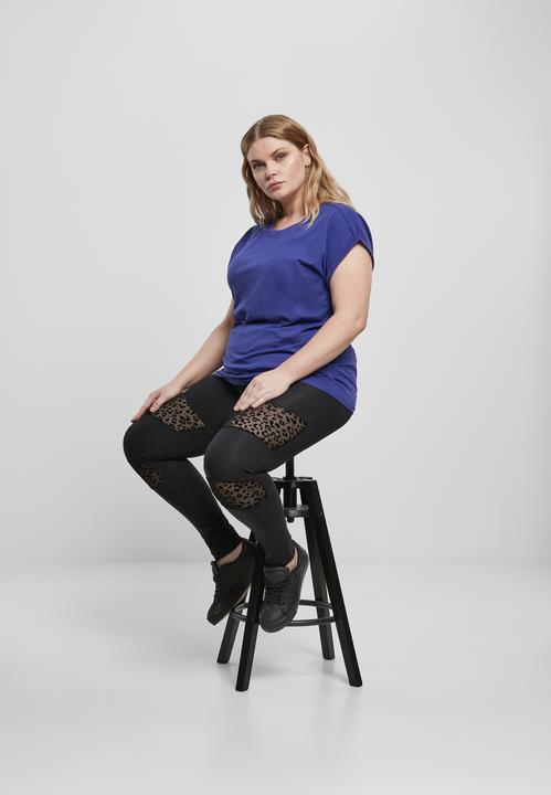 Image du produit Urban Classics Ladies Flock Lace Inset Leggings (4XL)
