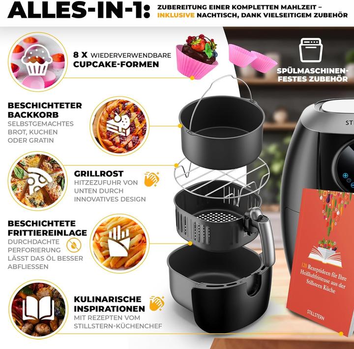 Produktbild Stillstern Heissluftfritteuse 5L