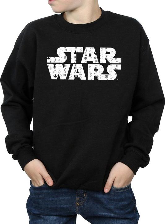 Actual product image Star Wars Boys Christmas Logo Sweatshirt (152, 158)