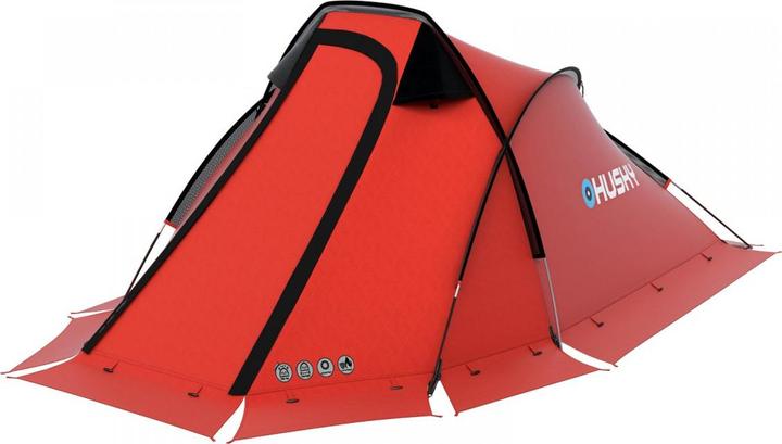 Husky Flame 2 Extreme Lightweight Tent - Rood - 2 Persoons (Tunnel tent, 3.26 kg, 2 persons)