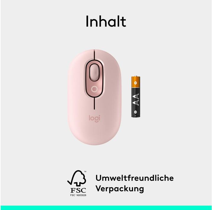 Actual product image Logitech POP Mouse with personalisable emoji (Wireless)
