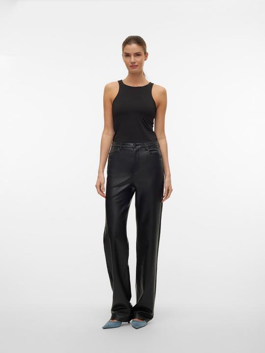 Immagine prodotto Vero Moda VMTESSA Hohe Taille Hose Hose in Lederoptik (29)
