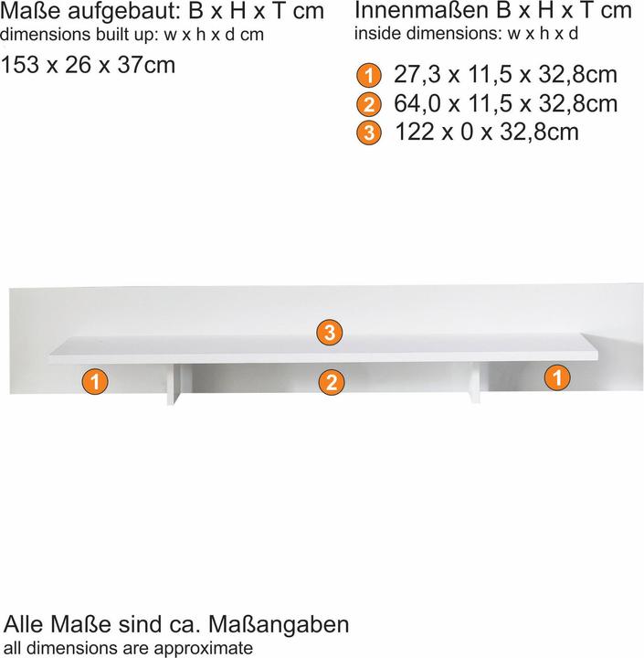 Actual product image Trendteam Tokyo (153 x 37 x 26 cm)