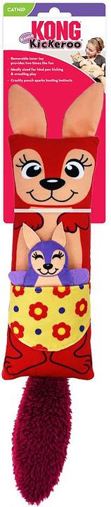Actual product image KONG Cat toy Kickeroo kangaroo 40 cm (Plush toy cat)