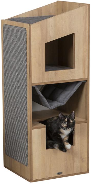 Immagine prodotto Trixie Torre del gatto (105 cm, Grigio, Marrone)