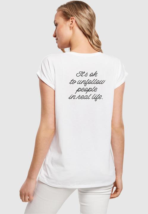 Actual product image Merchcode Ladies Heartbreak Extended Shoulder Tee - 111575 (L)