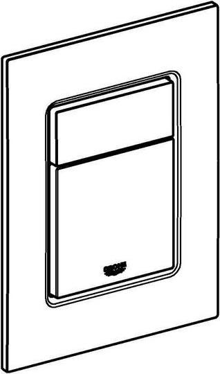 Actual product image Grohe Cover plate SKATE CS 130x172mm nickel polished