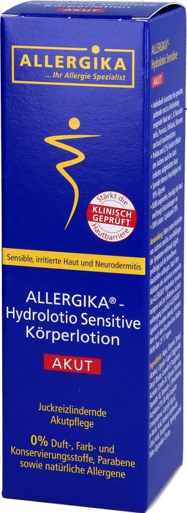 Actual product image Allergika Hydrolotio sensitive, 200 ml LOT (Body lotion, 200 ml)