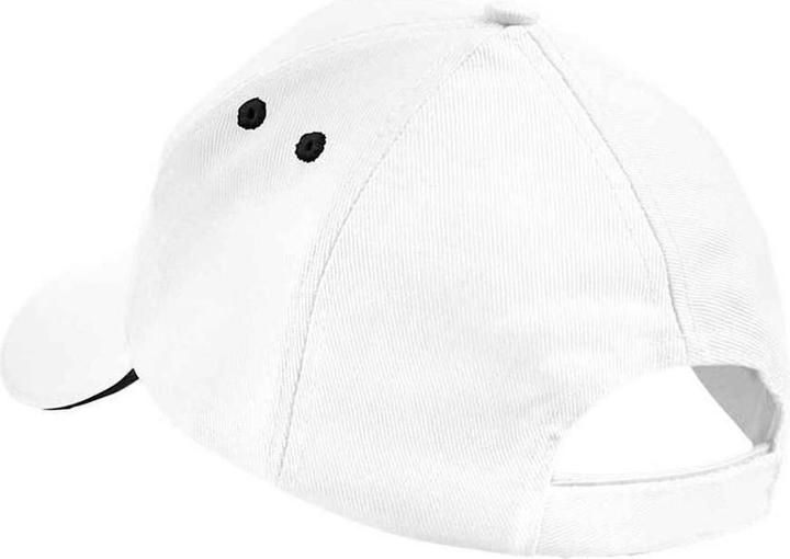 Actual product image Beechfield 5 Panel Sandwich Peak Baseball Cap (One size)