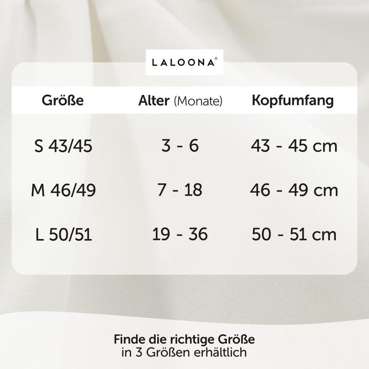 Actual product image La Loona LaLoona baby caps & baby hats Peaked cap with neck protection UPF 80 - Offwhite -