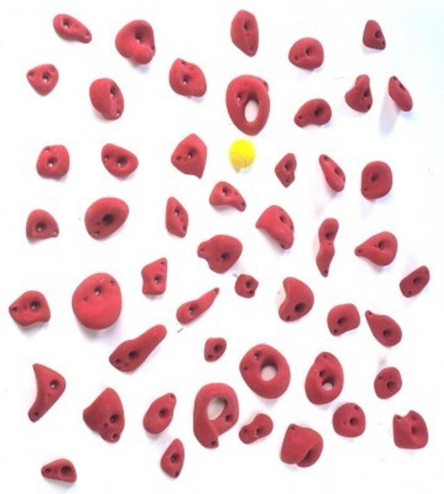 Actual product image Entre Prises Climbing holds Club 3 (Red (new mould))
