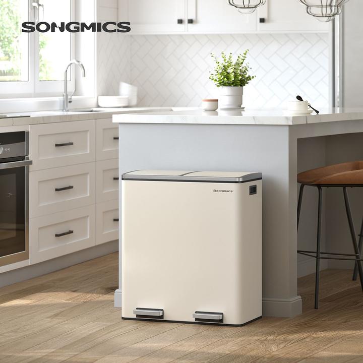 Produktbild Songmics Mülleimer mit Deckel und Inneneimer (60 l)