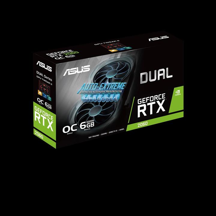 Actual product image ASUS GeForce DUAL RTX 2060 O6G EVO (6 GB)