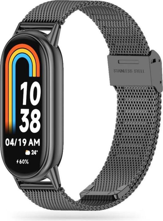 Produktbild Tech-Protect MilaneseBand strap for Xiaomi Smart Band 8 / 8 NFC - black (Edelstahl)