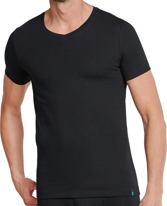 Produktbild Schiesser 2er Pack Long Life Cotton T-Shirt mit V-Ausschnitt (L)