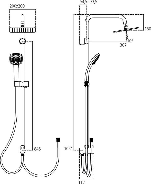 Actual product image Ideal Standard Shower system A5862AA