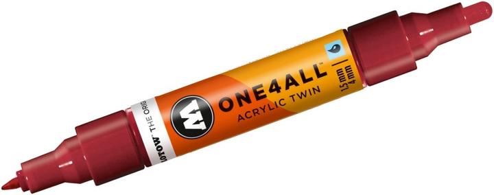 Actual product image Molotow Marqueur pour Maquettes - One4All Twin - Acrylique Bordeaux - 1,5/4mm - -086 - 15 cm (Burgundy, 4 mm, 1 x)