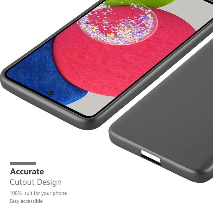 Actual product image Cadorabo TPU Matt Metallic Sleeve (Samsung Galaxy A52, Samsung Galaxy A52 5G, Samsung Galaxy A52s 5G)