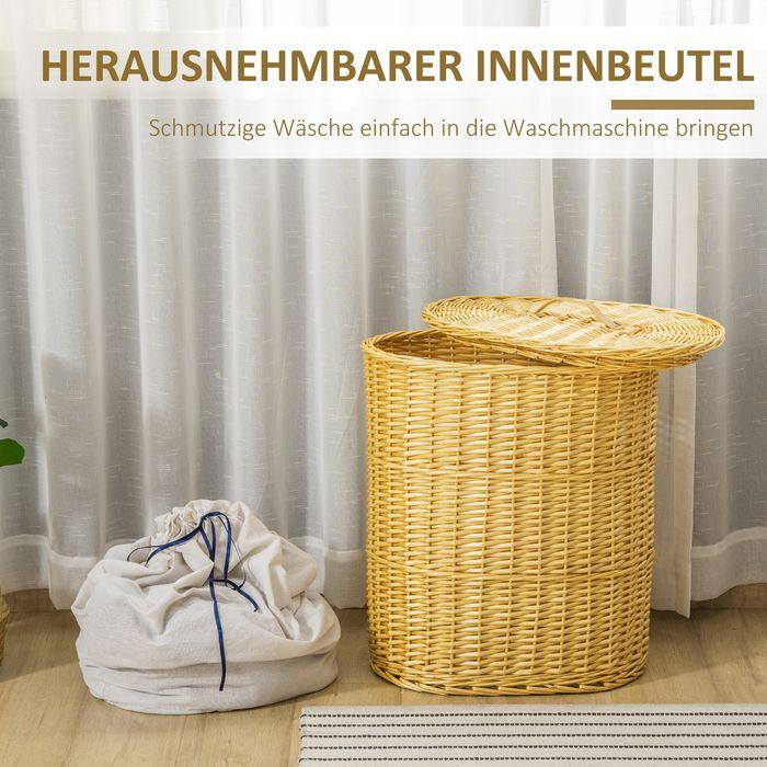 Actual product image Swisshandel24 Laundry basket with lid (100 l)