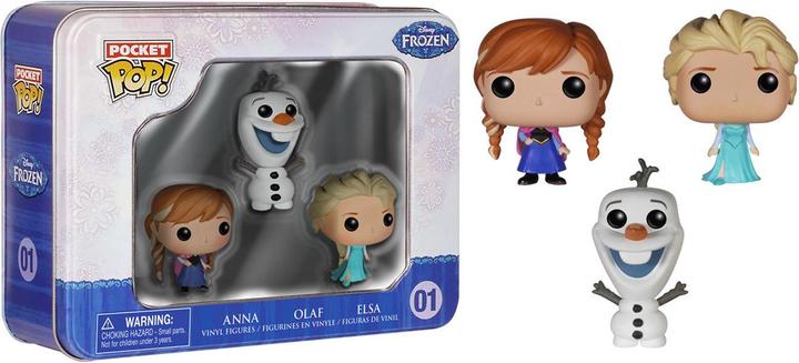 Actual product image Funko Disney Frozen: Tin Box 3-Pack Pocket