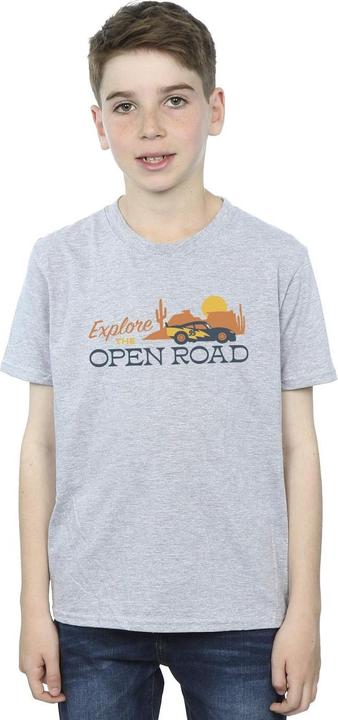 Actual product image Disney Boys Cars Explore The Open Road T-Shirt (152, 158)
